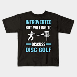 Introverted Disc Golf Kids T-Shirt